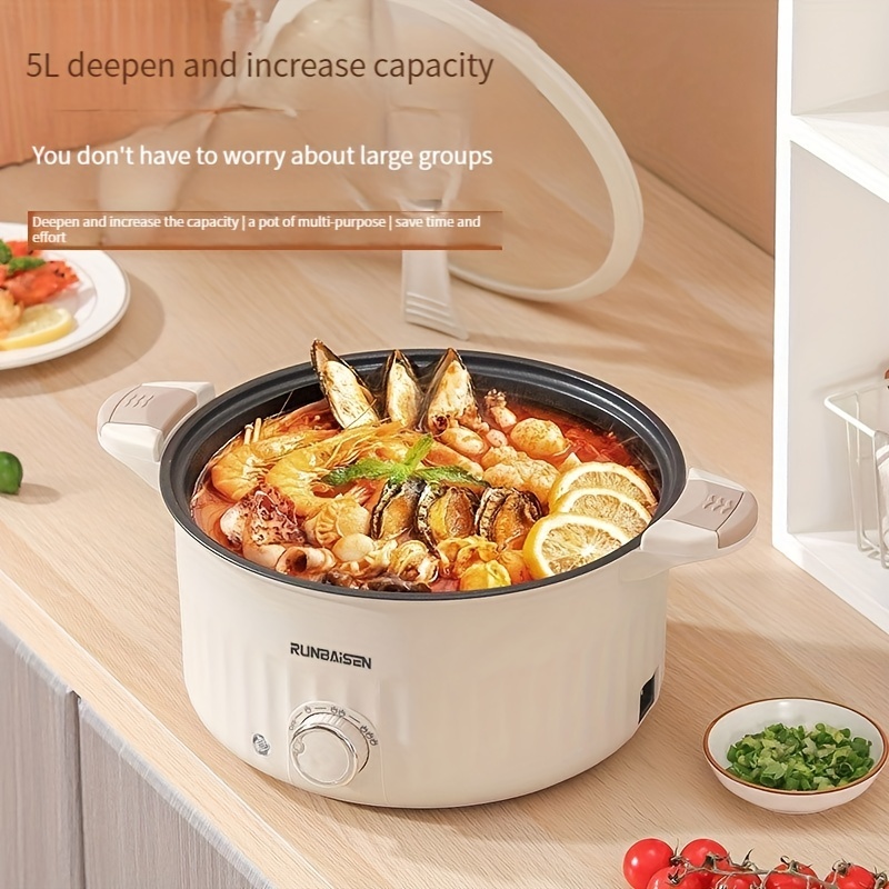 Electric Pressure Cooker 5L Large-Capacity Household Timing Rice Cooker  Multi-function Soup Porridge Cooking Pressure Cooker