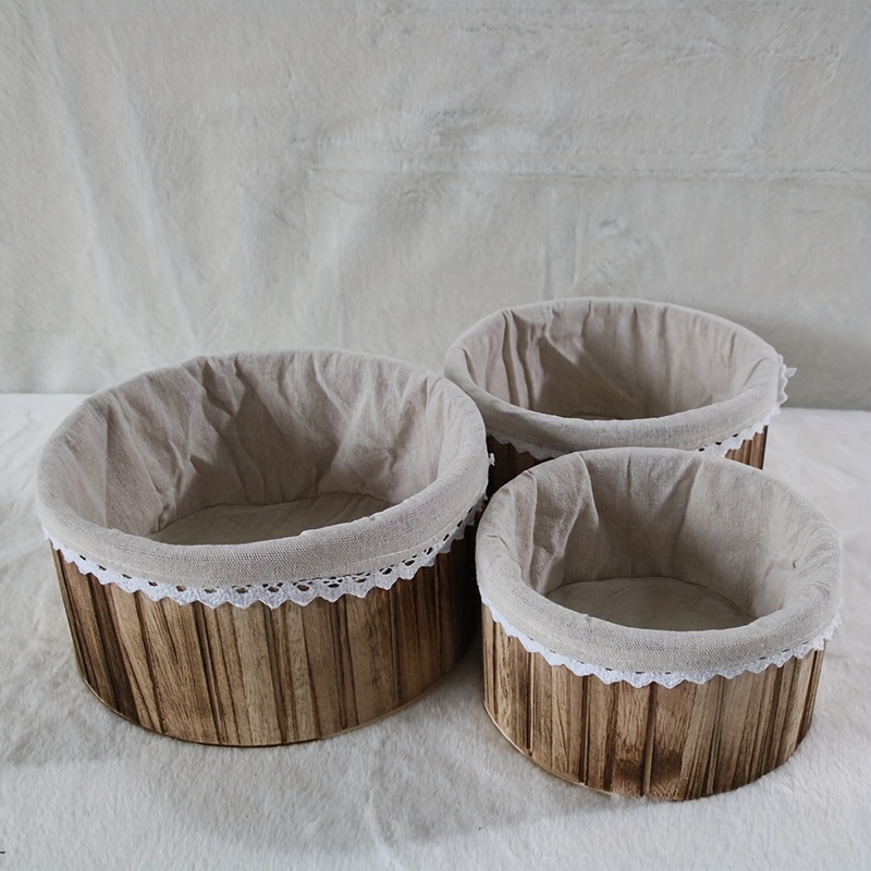 Small Wooden Storage Box Fruit And Vegetable Storage Basket - Temu