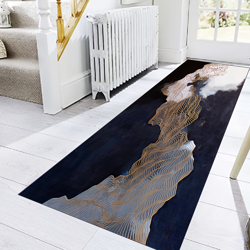 Minimalist Abstract Runner Rugs Soft Laundry Room Rug Long - Temu