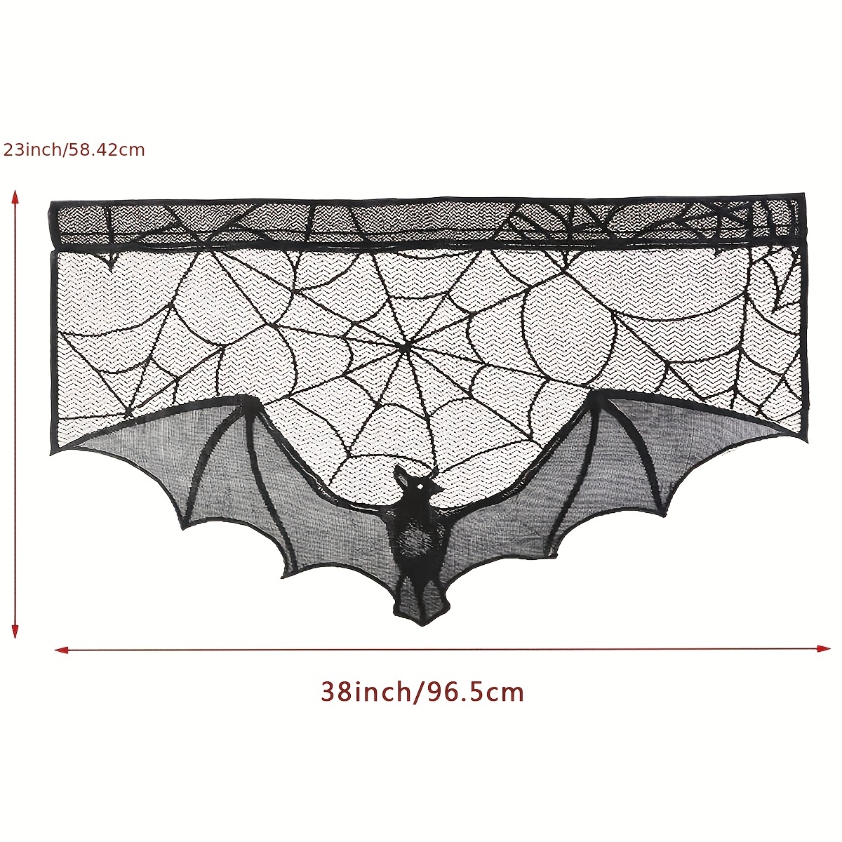 Gothic lace-bats-black Throw Pillow