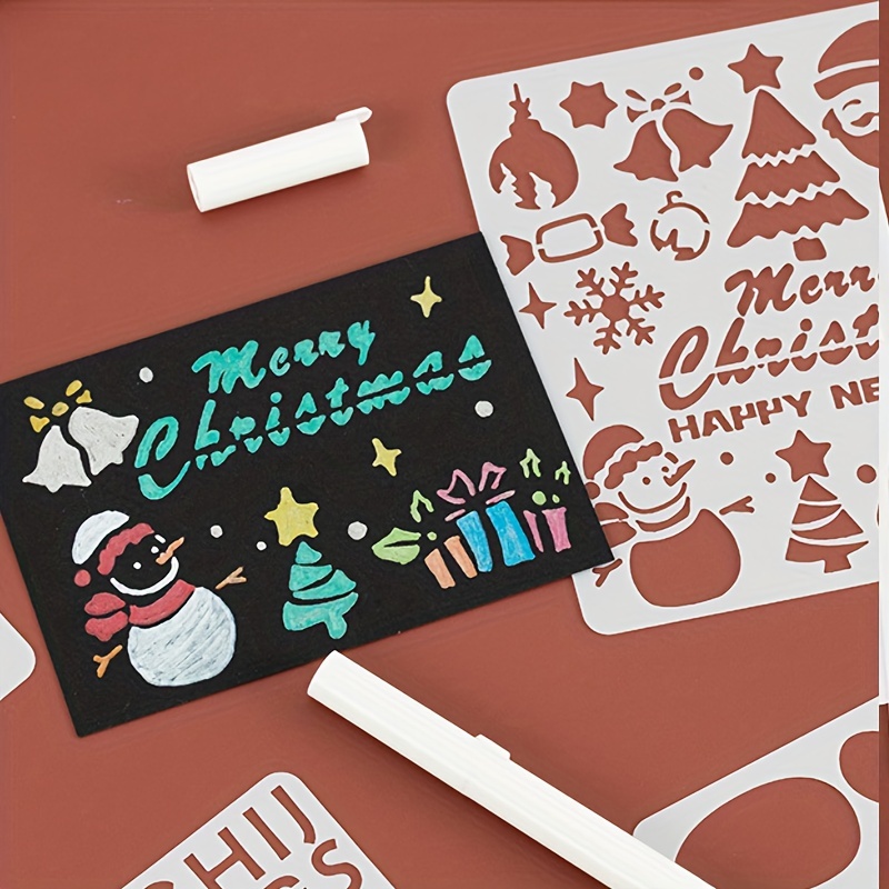Vintage Merry Christmas Santa Theme Dot Scrapbook, DIY Album Scrapbook Paper, Hand Account, Greeting Card Making Background Paper Craft Supplies