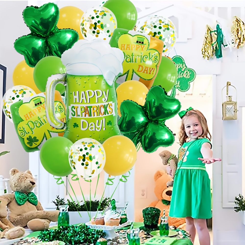 Lucky One Birthday Decorations Girls, St. Patrick's Day Green 1st