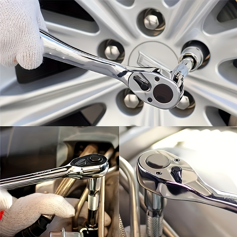 32 cm Quick Ratchet Wrench Set with Extension Lever