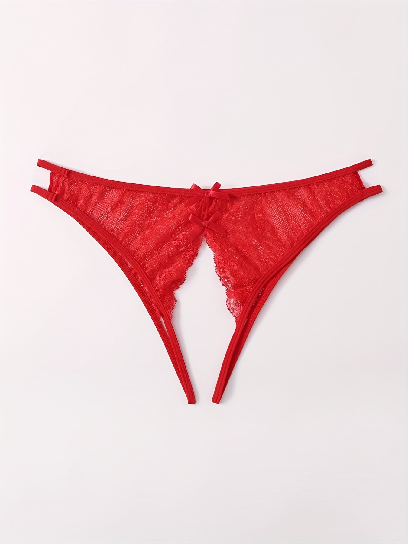 Sexy Crotchless Thong Panties Women Lace Slimming G string - Temu Japan