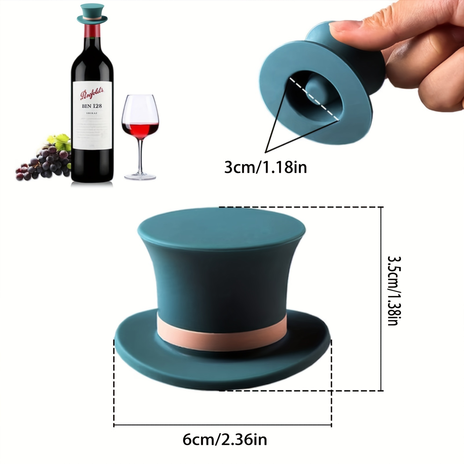 Spillproof Wine Stopper Set