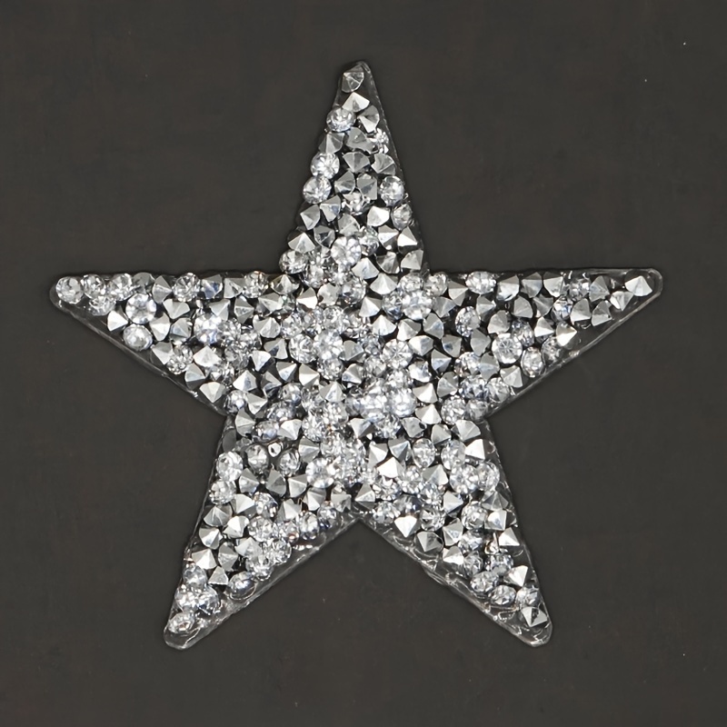 Five pointed Star Crystal Rhinestone Star Patches For Shoes - Temu