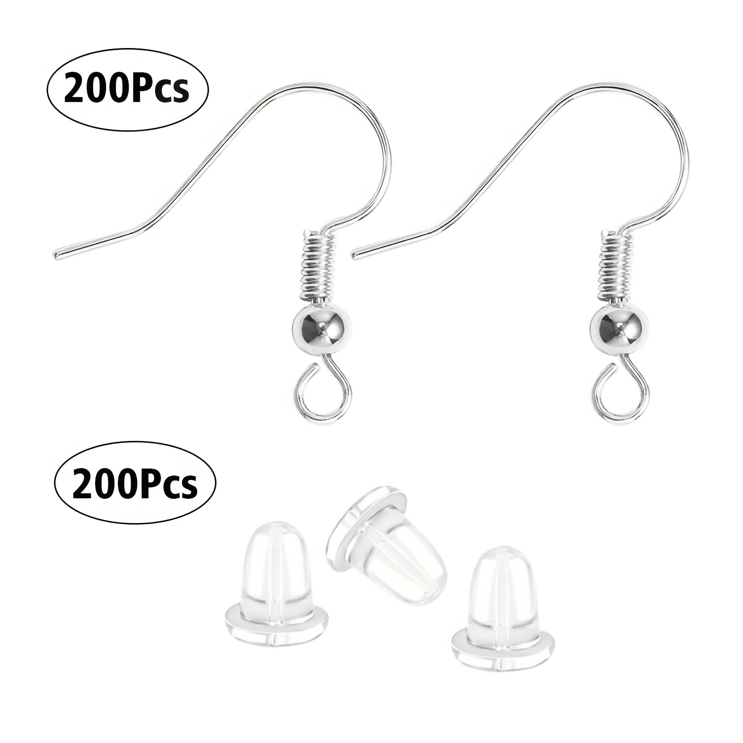 Earring Hooks Earring Hooks Kit Hypoallergenic Earring Hooks - Temu