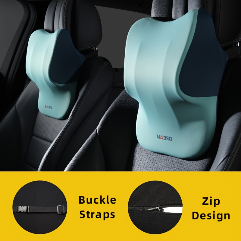 車用腰部サポートクッションとヘッドレストネックメモリフォーム頸椎枕