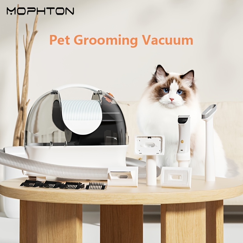 MOPHTON Aspiradora De Pelo Para Perros Y Kit De Aseo Para - Temu