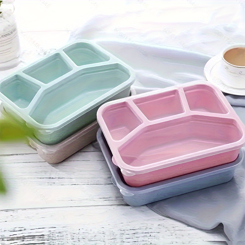 Bento Box, Outdoor Lunch Box, School Office Food Container Storage,  Portable Lunch Box With Cutlery, Apartment Essentials, College Dorm  Essentials, Back To School Supplies, Home Office Travel Accessories - Temu