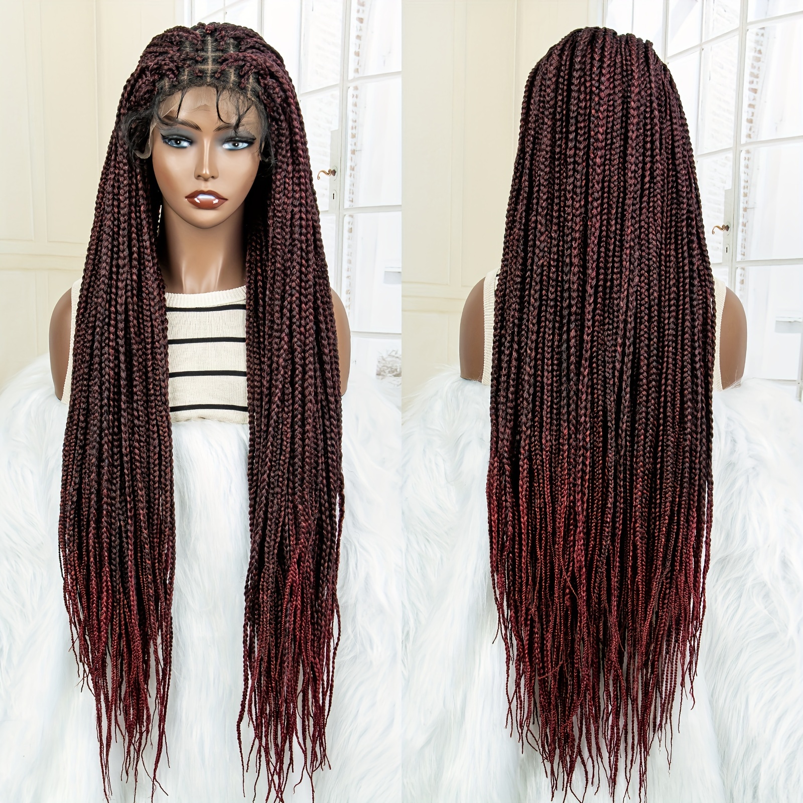 Christmas Black Red Wigs 9*6 Lace Front Knotless Senegal - Temu Canada
