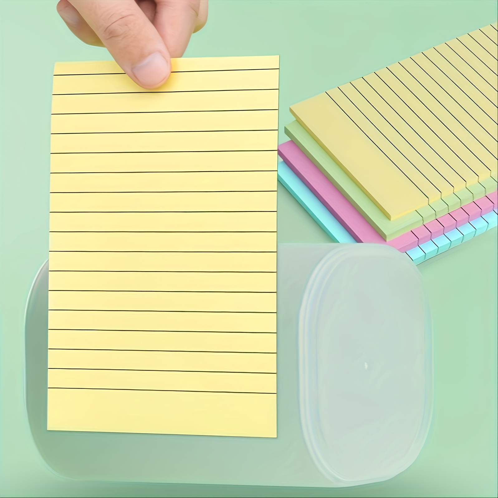 Sticky Notes, 4 Color Memo Pad, Sticky Note, Self-adhesive Note