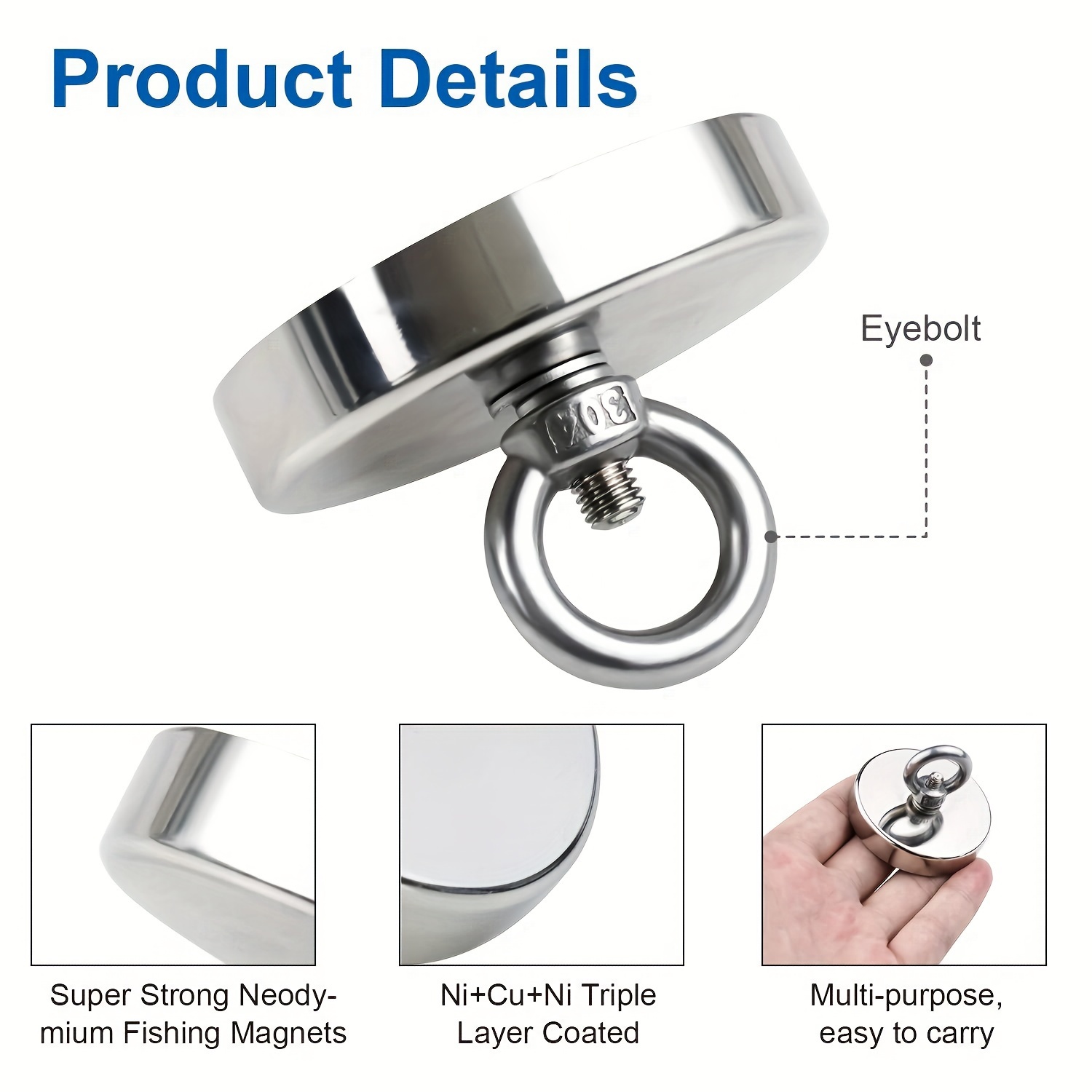 Powerful and Industrial neodymium magnet 1000 kg 