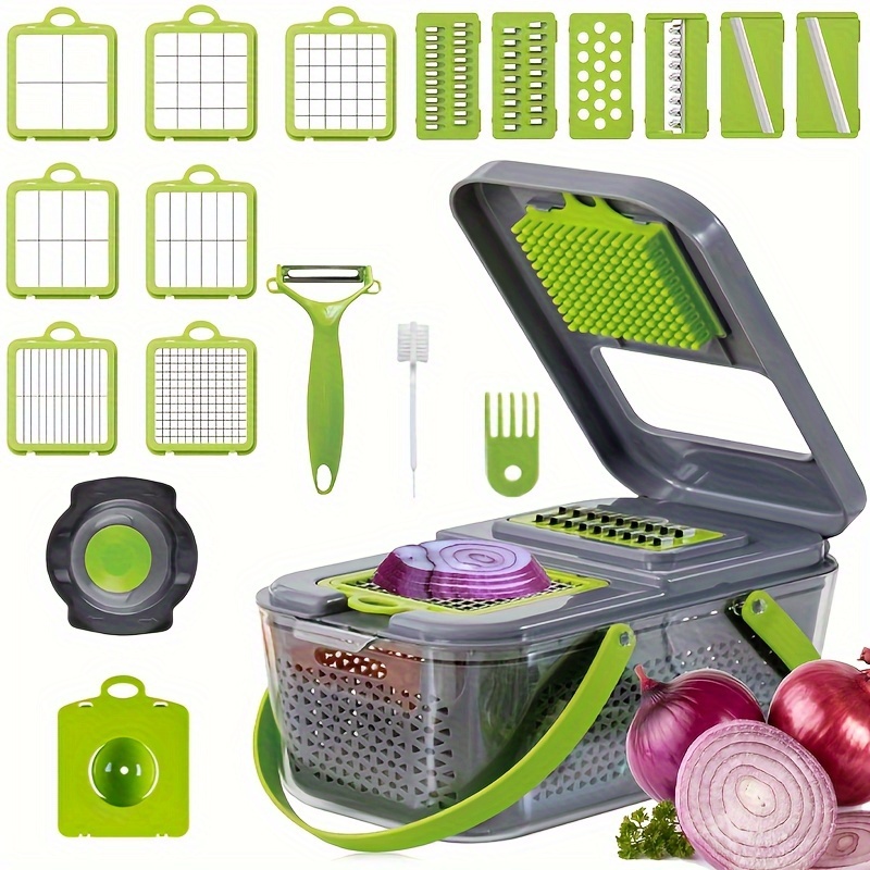 Introducing the UgenixPRO 22-in-1 Vegetable Chopper - the ultimate kit