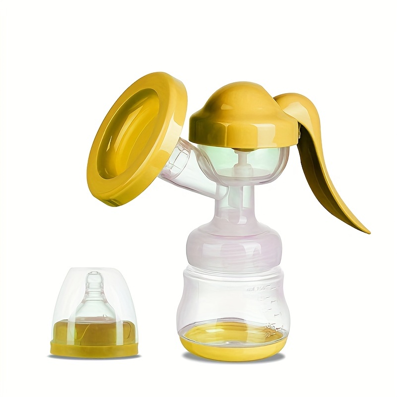Manual Breast Pump for Comfortable Milk Expression, Silicone