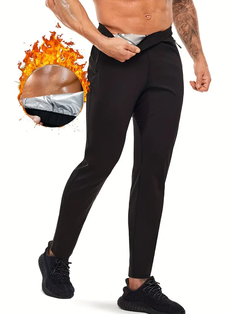 Hot Thermo Body Shaper Sweat Sauna Pants Men Weight Loss - Temu