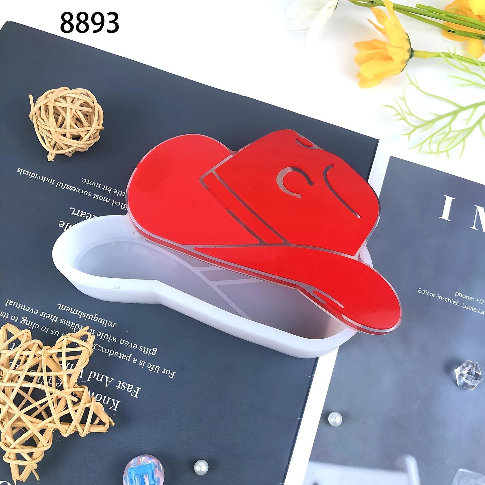 Christmas Hat Candle Resin Silicone Mold for Hand made Soapy - Temu