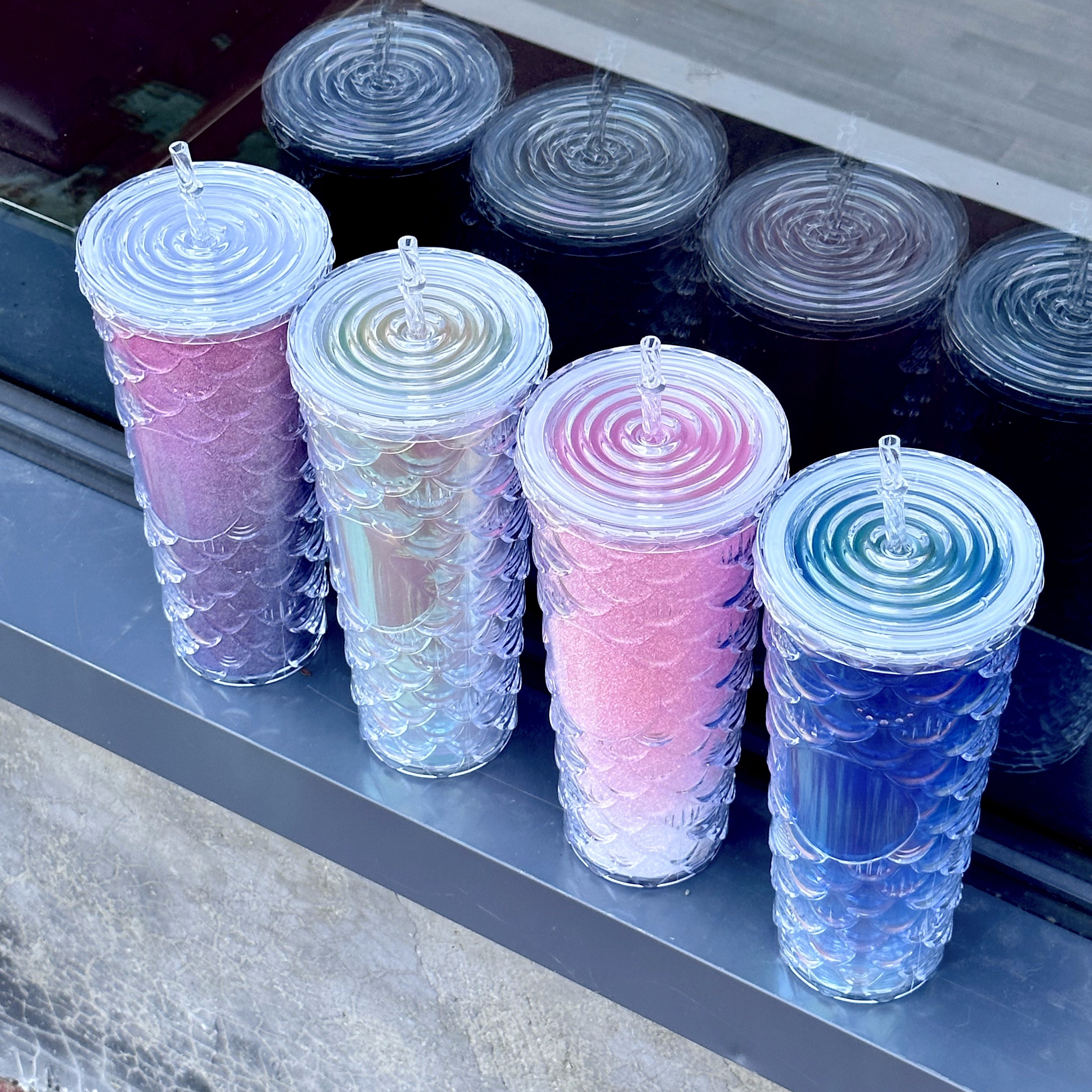 Water Tumbler Modern Tumbler Plastic Tumbler Cup - Temu