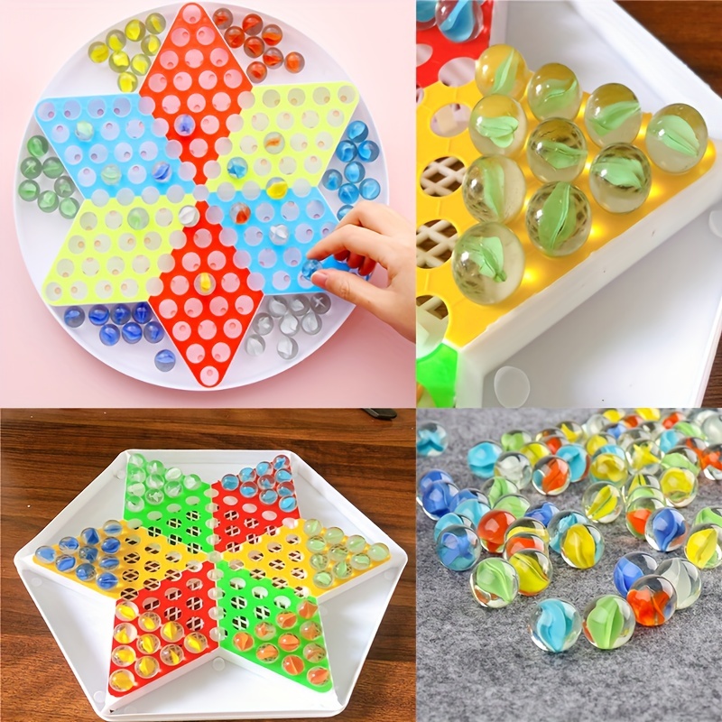 Juego de 100 canicas de vidrio coloridas para juegos de mármol, canicas a  granel para niños de más de 5 años, juegos de mármol, juguetes de recuerdo