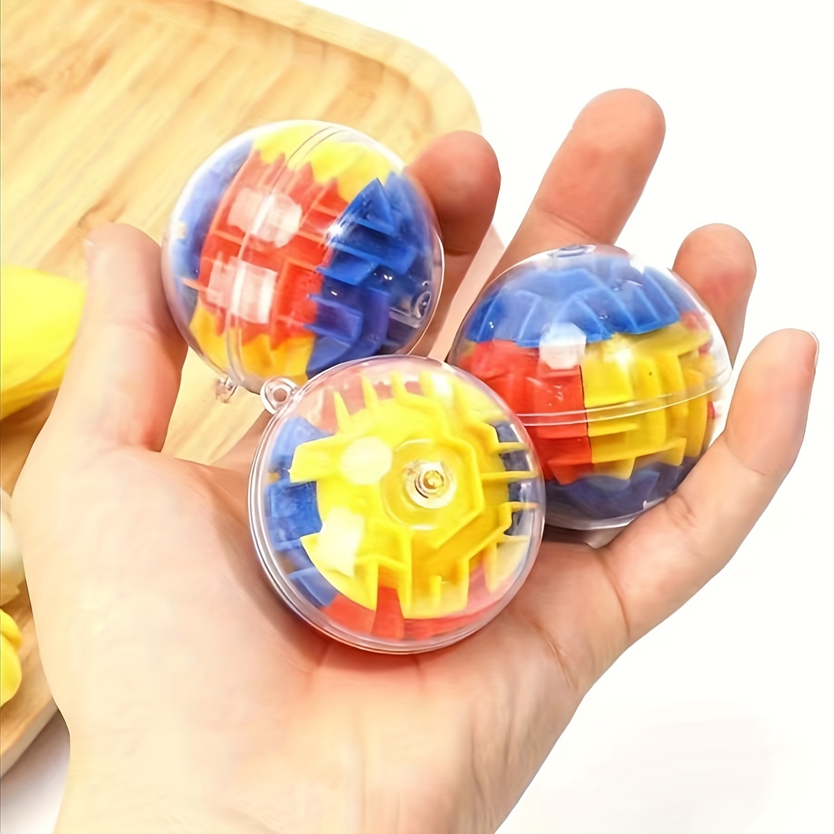 Casse-tête labyrinthe 3D en forme de boule avec 208 étapes - Totalcadeau