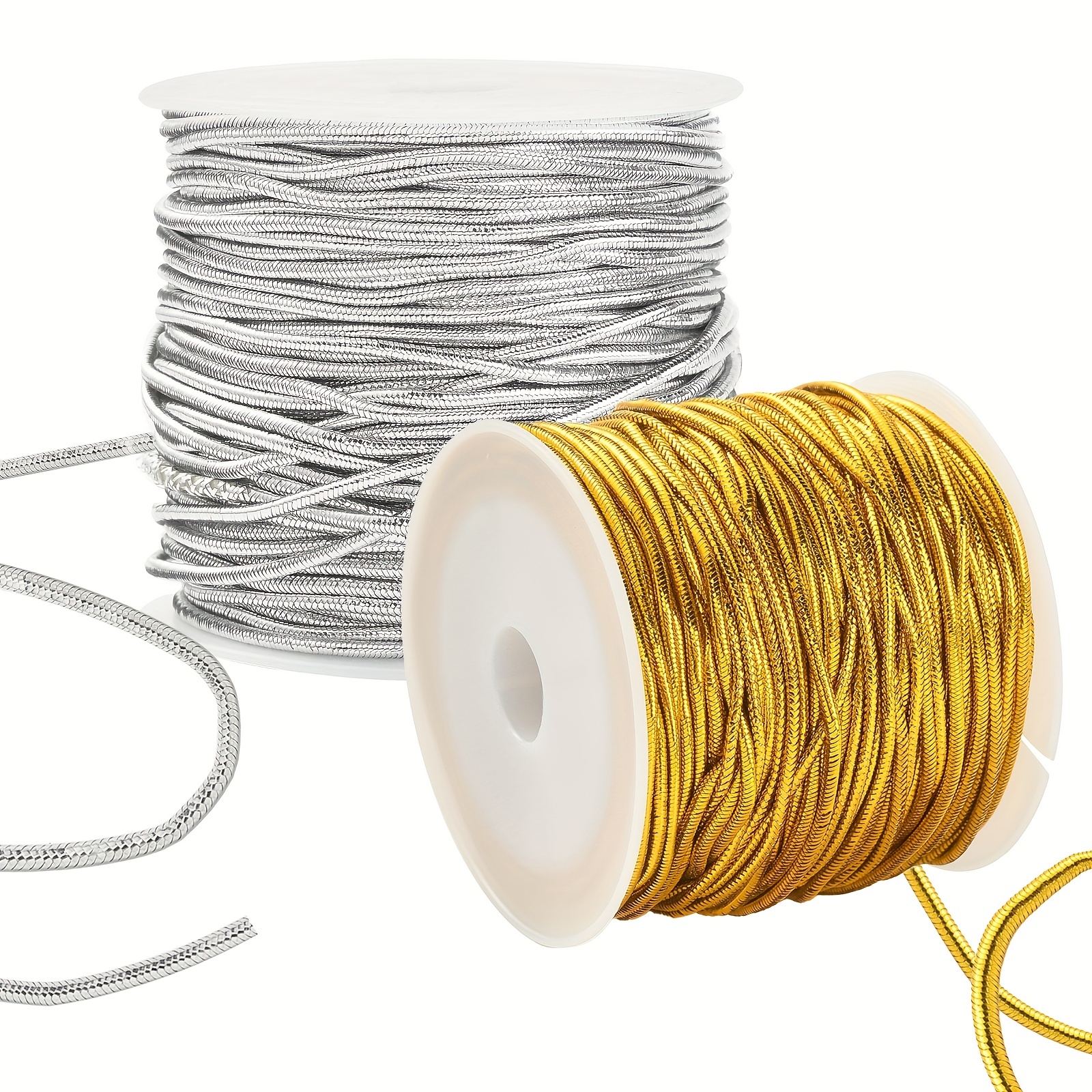 Elastic Band, Elastic Cord High Elastic Rope Flat Sewing Rope/Cord/String  Flat Knitted Elastic Craft Sewing Accessory 100 Yard/Roll(#1) : :  Home