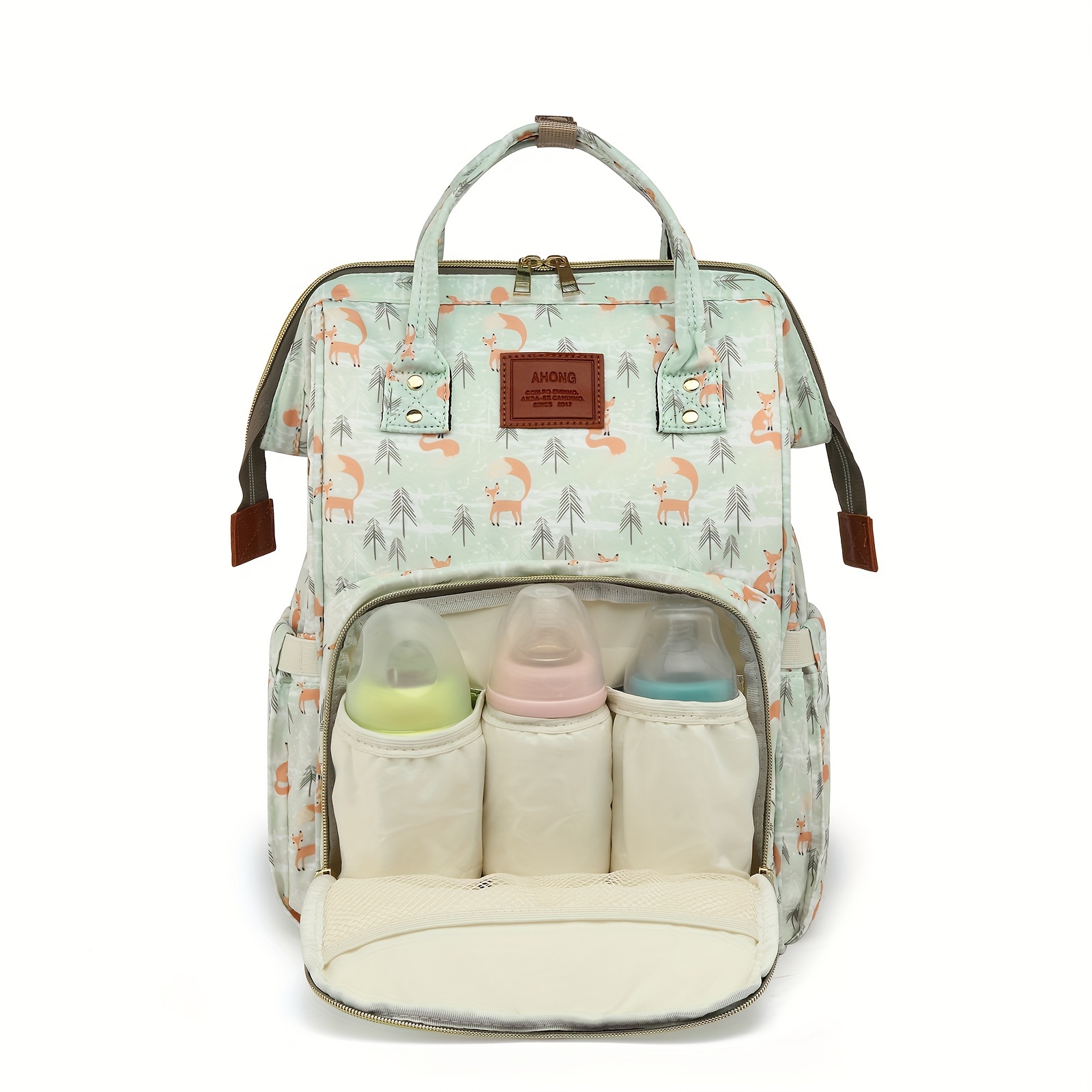 Mochila para pañales, bolsa para bebé de gran capacidad, mochila  multifunción impermeable de viaje, mochila para pañales para cuidado de  bebés