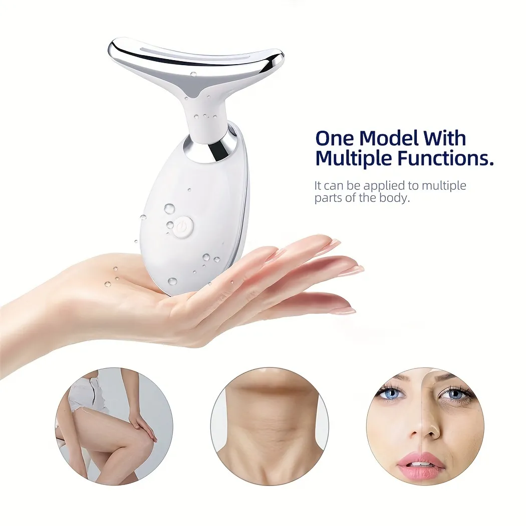 Ems Neck Face Beauty Device Rechargeable Facial Lifting Machine Face Massager Home Use Skin Tightening Skin Care Tools - Beauty & Health - Temu