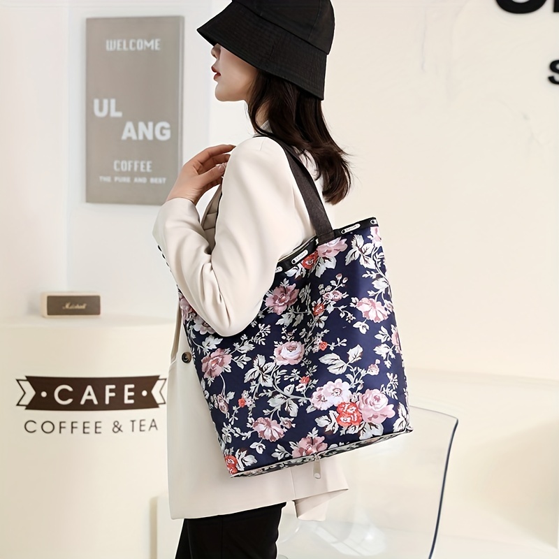 Trendy Geometric Pattern Shoulder Bag Stylish Zipper Crossbody Bag Portable  Storage Bag For Work - Bags & Luggage - Temu