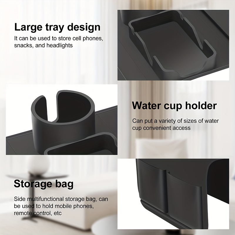 Couch Cup Holder, Sofa Armrest Tray, Anti-Slip Water-Proof Silicone Drink  Holder Tray, Suitable for Square, Curve, Recliner Armrest Drink Holder for  Bear Bottle, Mug, Coffee Cup (Gray) : : Home & Kitchen