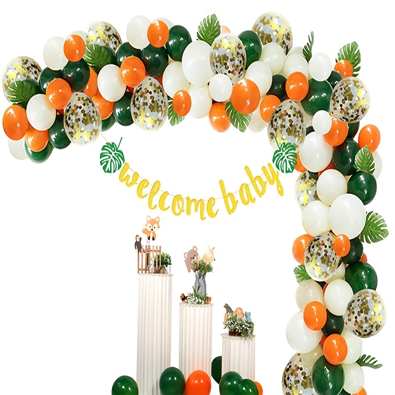 Jungle Safari Theme Birthday Party Supplies Tropical Balloon