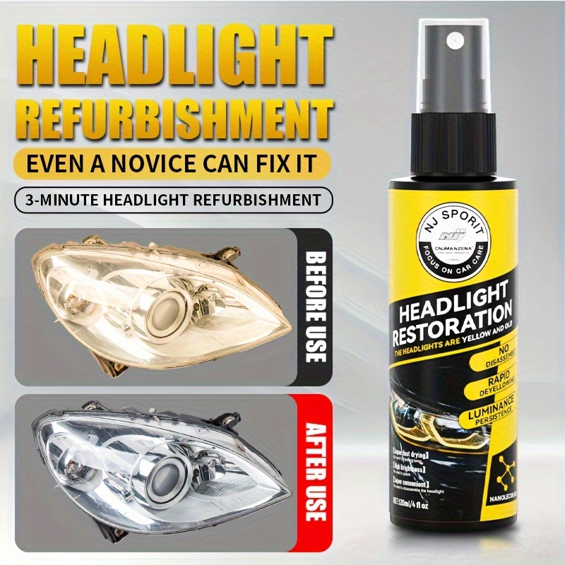 3D Headlight Restore GLW Series | Restores & Polishes Headlights | Removes  Dullness, Yellowing and Oxidation | Crystal Clear Optics | Improves