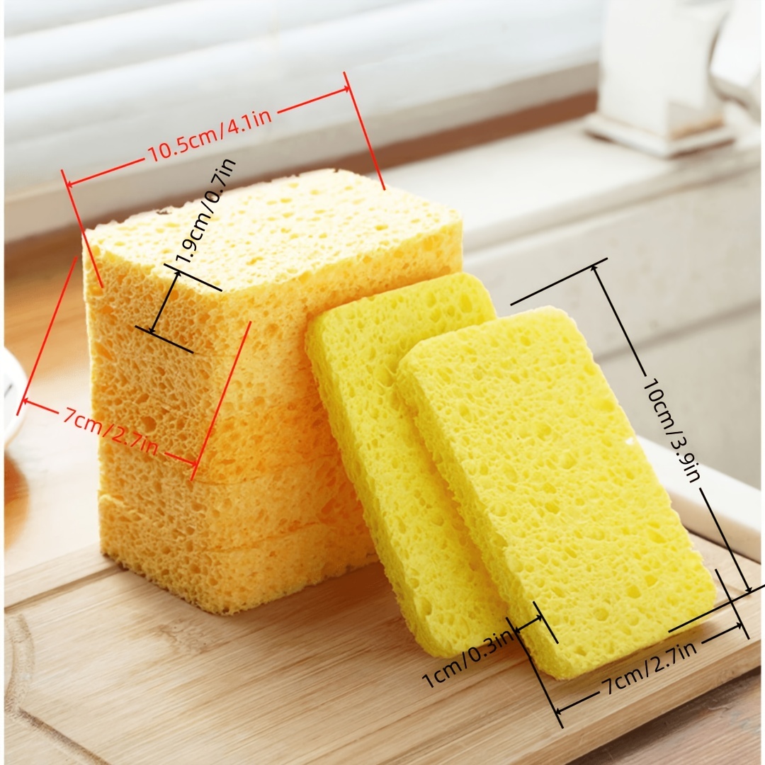 1pc Kitchen Sponge With Magic Cleaning Power Sponge For Dishes Scrubber  Sponges Multi-function Cleaners