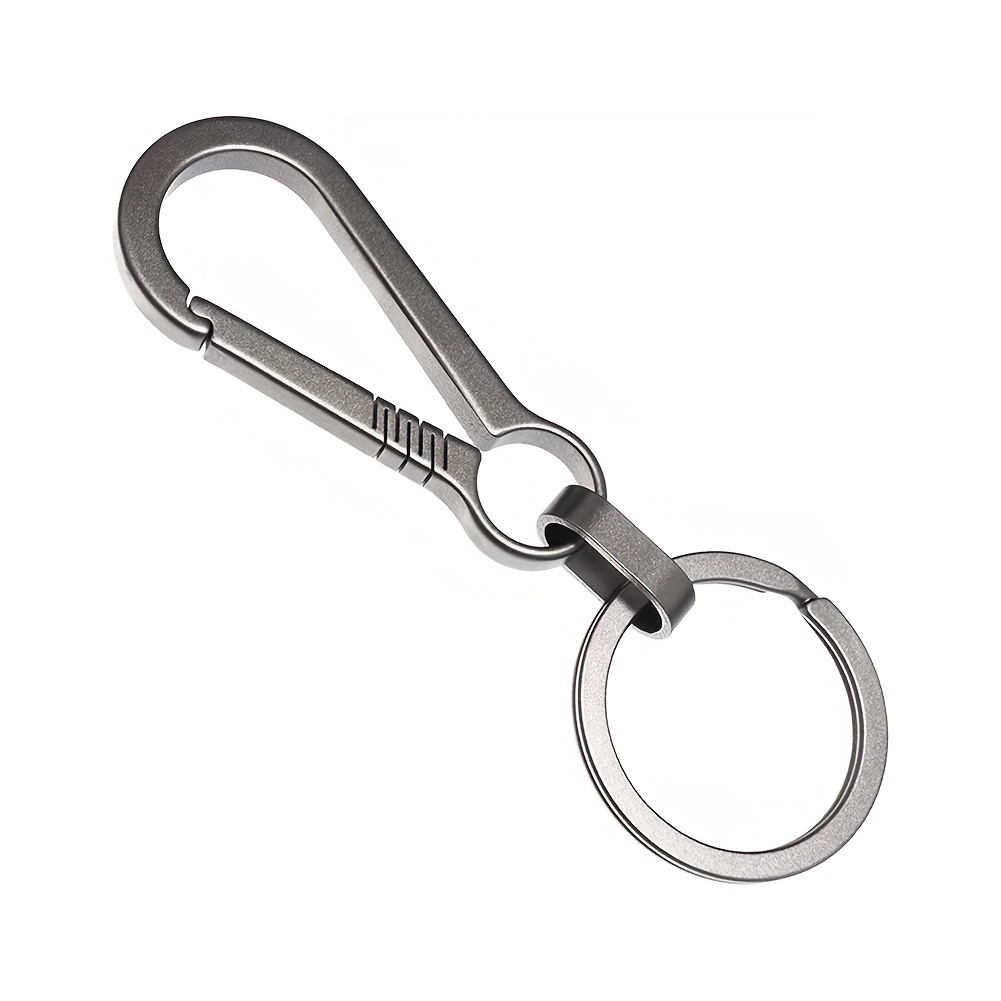 Titanium Keychain Carabiner (M) Including Keyring - Titanium, 9,95 €