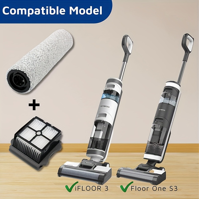 Replacement Brush And Hepa Filter Kit Compatible With Tineco Floor One S5 & S5  Pro Cordless Wet-dry Vacuum Cleaner Vacuum Accessory
