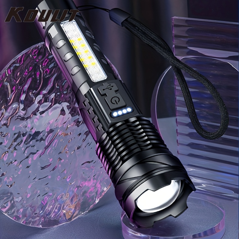 Lampe De Poche 300000 LM XHP90.2 Torche de lampe de poche à LED la plus  puissante USB XHP50 rechargeable lampe de poche tactique lampe à main XHP70