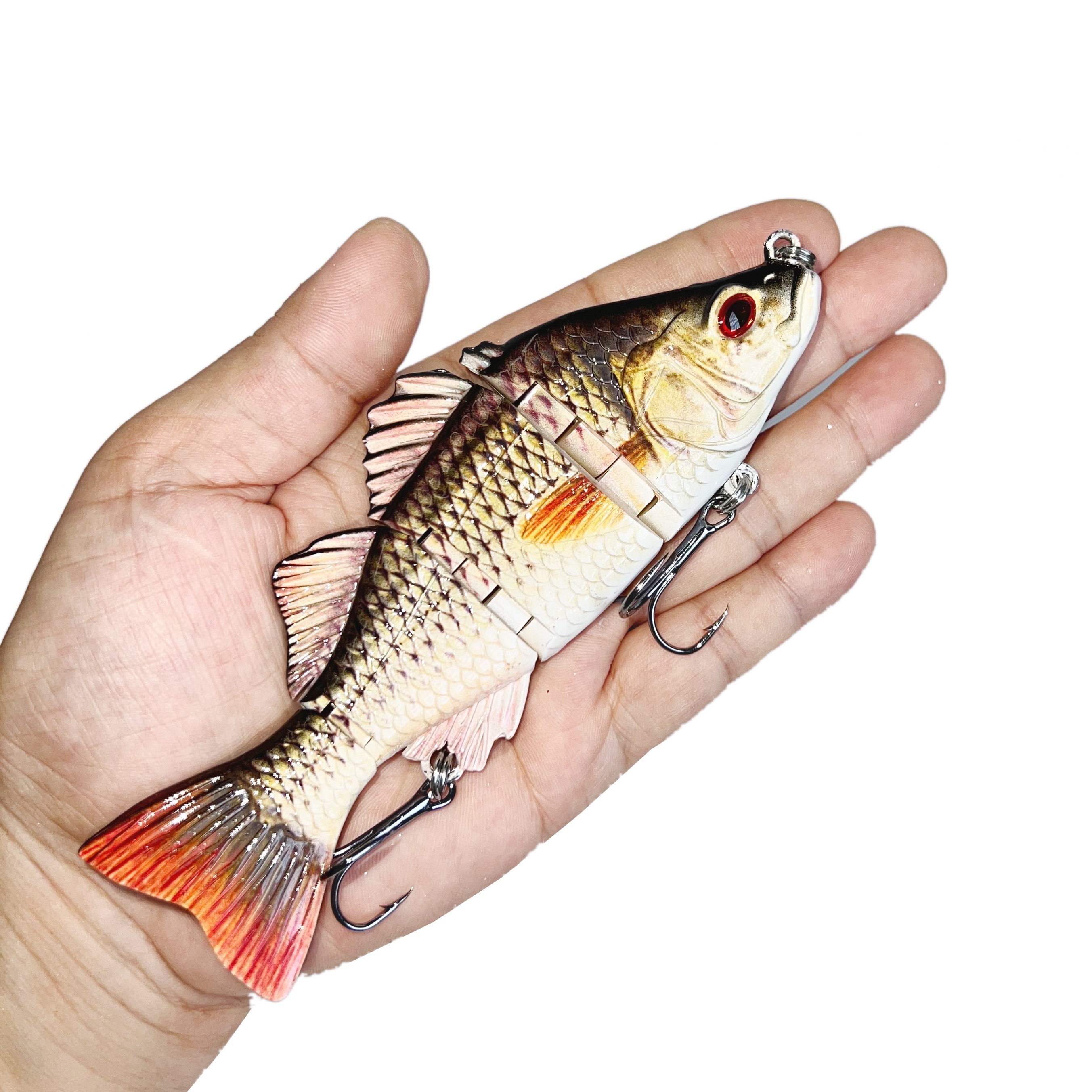 4 segment Sinking Big Fishing Lure Artificial Bionic Wobbler - Temu