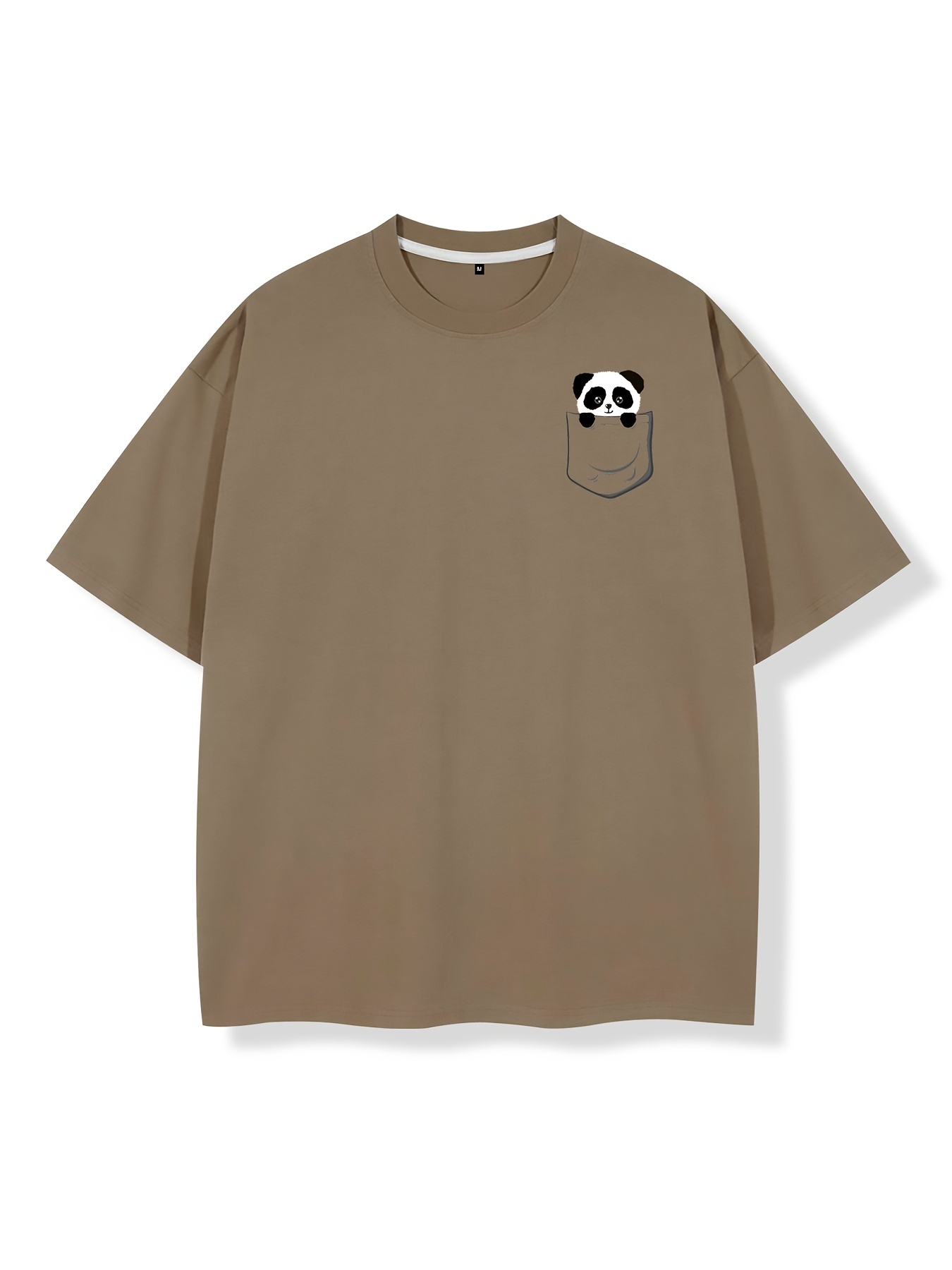 Balenciaga panda T-shirt - Brown  Shirts, Panda tshirt, Print t shirt