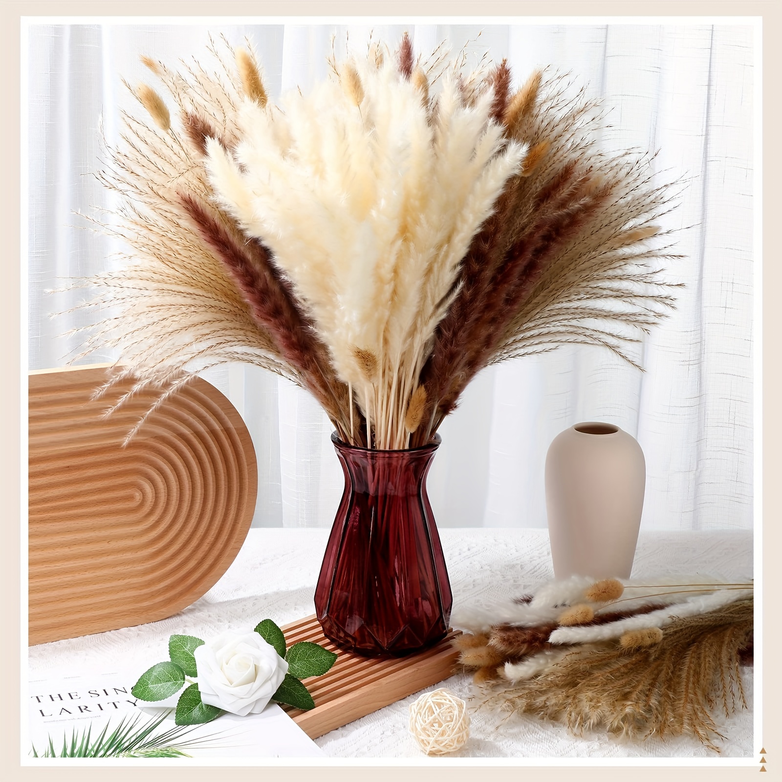 Wholesale dried decorative pampas grass For Natural-Feeling Rooms 