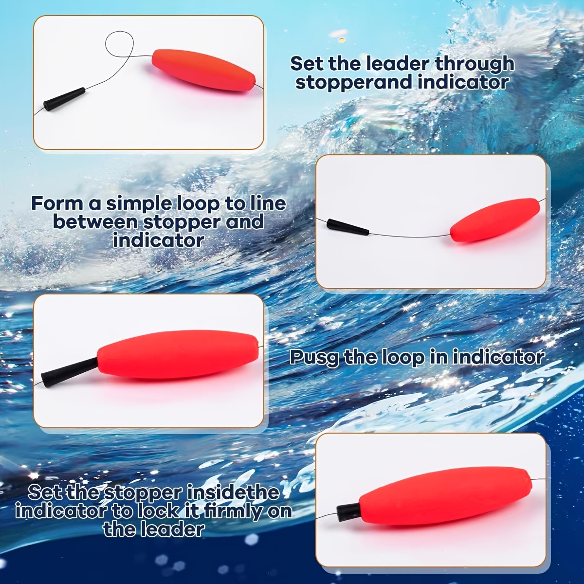 30pcs Foam Foam Peg Floats Positioning Float Fishing Trout Floats Slip  Bobber Offshore Fishing – the best products in the Joom Geek online store