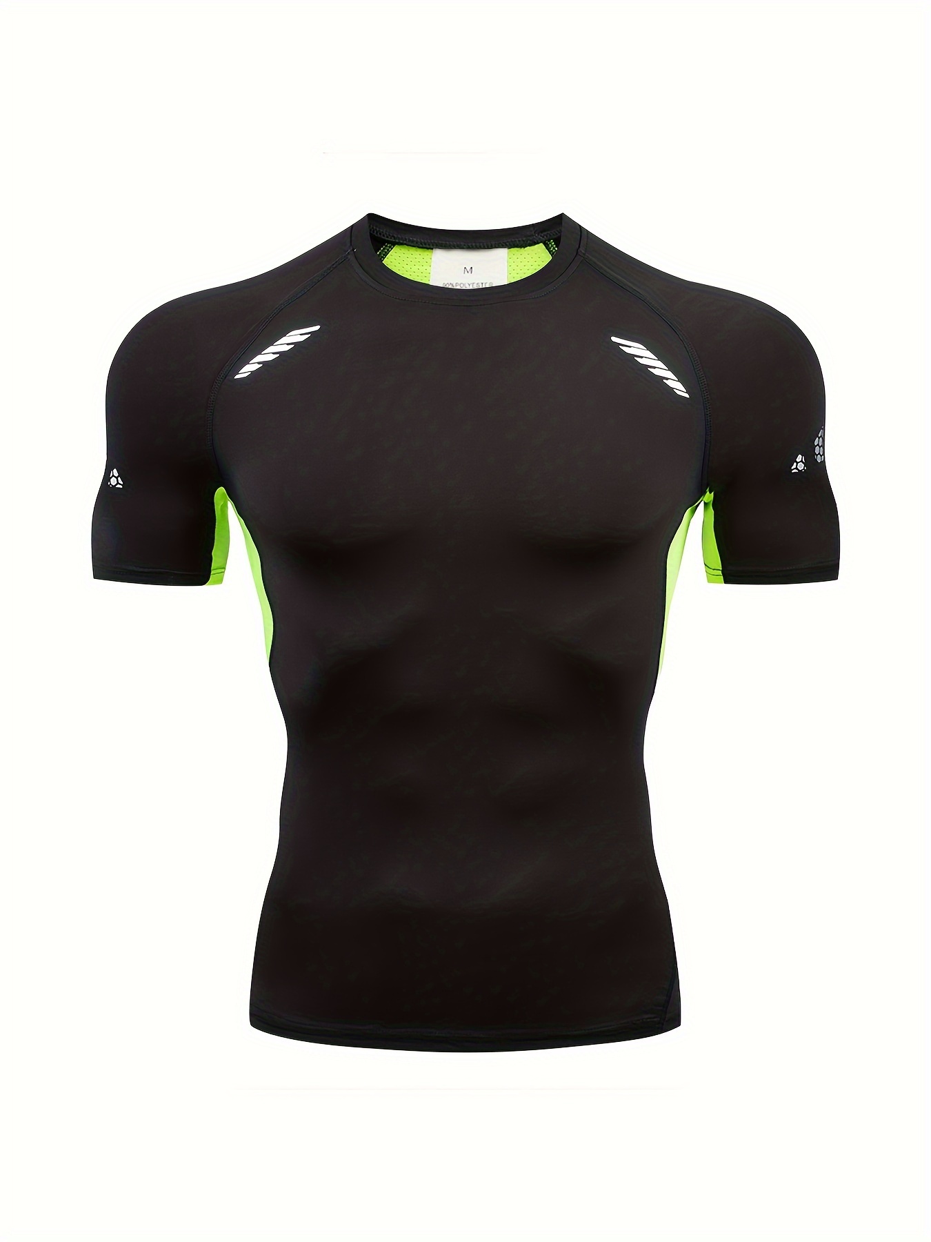 Men's Short Sleeve Compression Shirt Moisture Wicking Baselayer