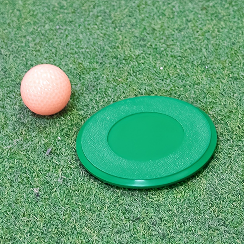 4pcs Golf Cup Cover Golf Hole Putting Green Cup Golf Practice Training Aids  Green Hole Cup for Outdoor Activities