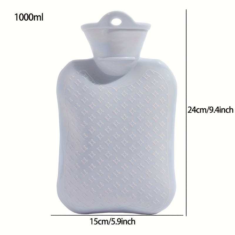 Bolsa de agua caliente para manos y pies, calentador de manos de goma  gruesa, 500ml/1000ml/