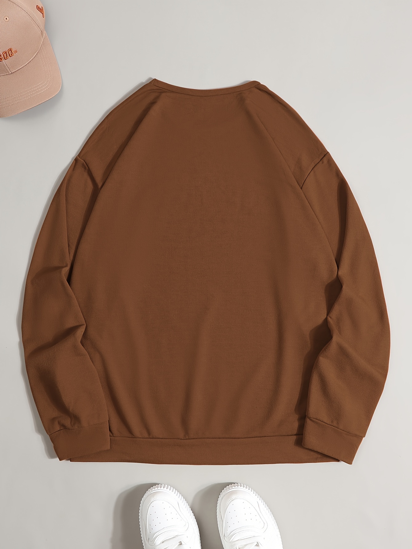 Brown Crewneck Sweatshirts for Men