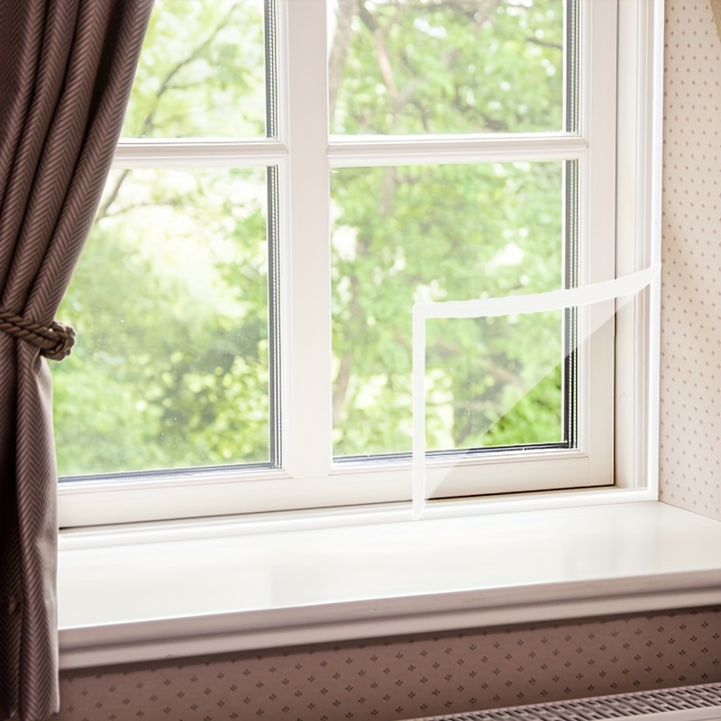 1 Stück Fenster-Isolierfolie Für Kaltabdichtung, Transparente Winddichte  Isolierfolie Für Winterabdichtung, Fenster-Windschutzgerät Für Kalte Und