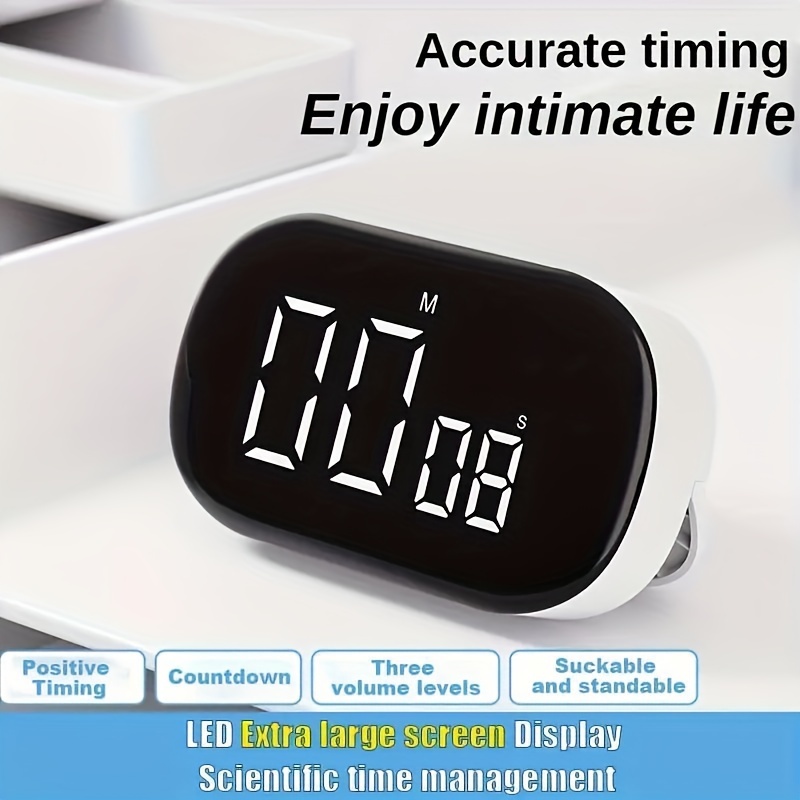 Multi-function Electronic Magnet Timer, Digital Kitchen Timer, Learning  Countup Timer, Suitable For Kitchen, Study, Work,outdoor Activities,  Countdown Timer, Stopwatch Cooking Baking Sports Alarm Clock, Not Including  Battery - Temu