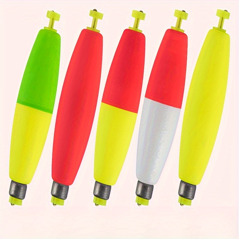 3pcs Fishing Weighted Bobbers Foam Floats Snap-on Pear Shape Buoy Bobber  Strike Indicator for Bottom Rig Bass Trout Crappie