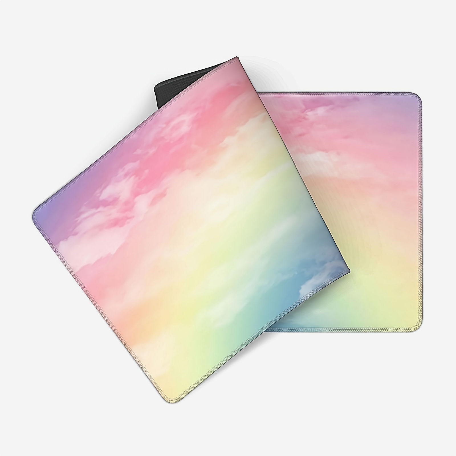RAINBOW COLOURS APPLE printed MOUSE MAT ideal mousemat pad for mac