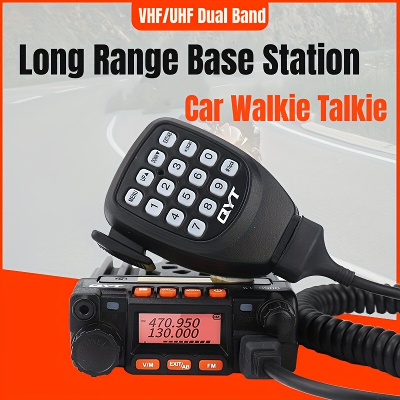Walkie-talkie mobile longue portée 50km, station de base 1000