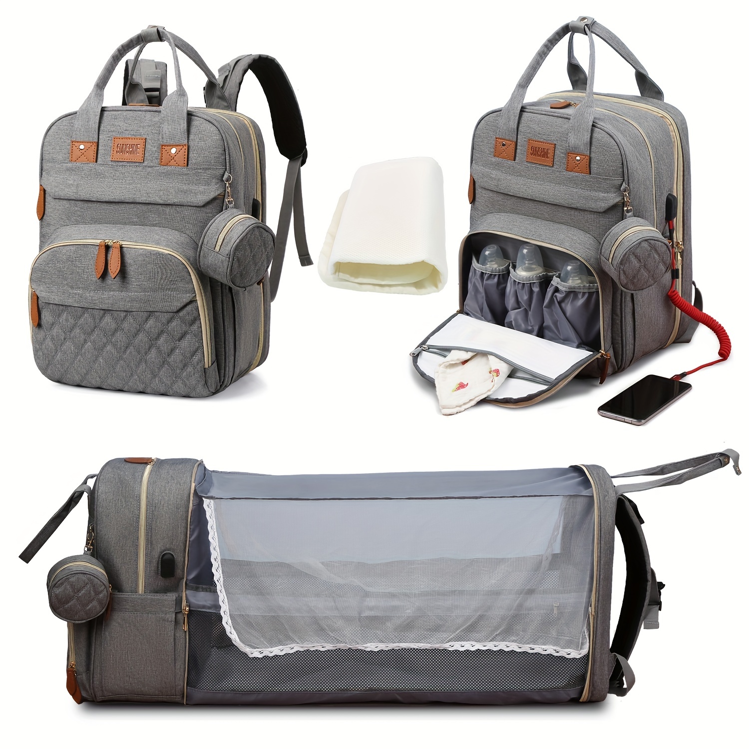 Mom's Women Diaper Bag Backpack - Best Diaper Bag Backpack for Women Mom  Gift, Affordable & Stylish Diaper Backpack Bag, UPPER