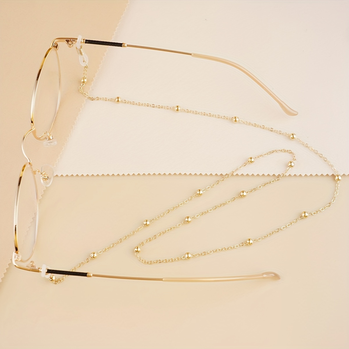 Faux Pearl Eyeglass Chain Adjustable Hanging Chain Women's - Temu